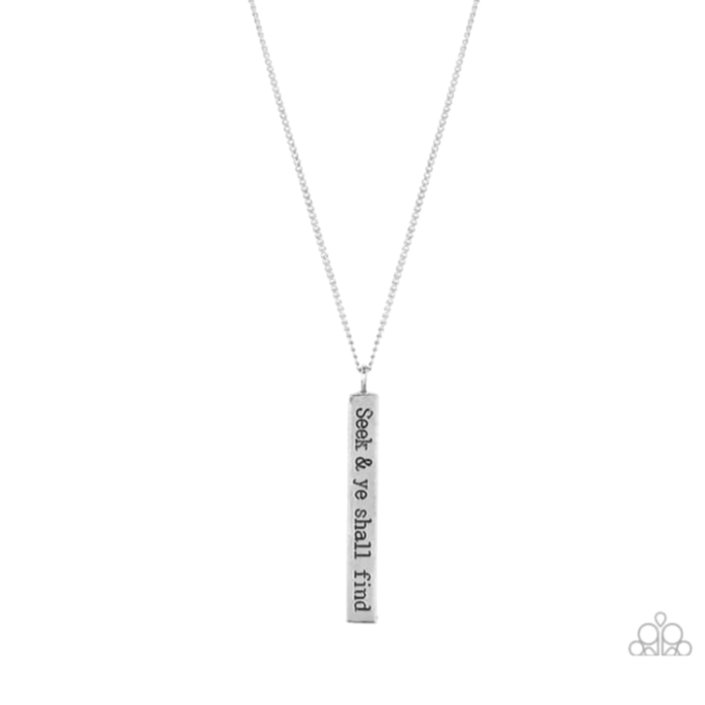 Silvertone necklace